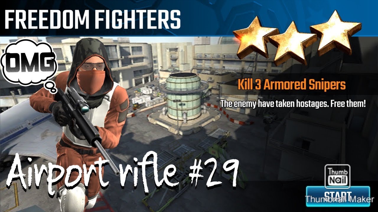 Freedom Fighters, Sniper Strike special ops mission #29- Airport (rifle/zone 10)