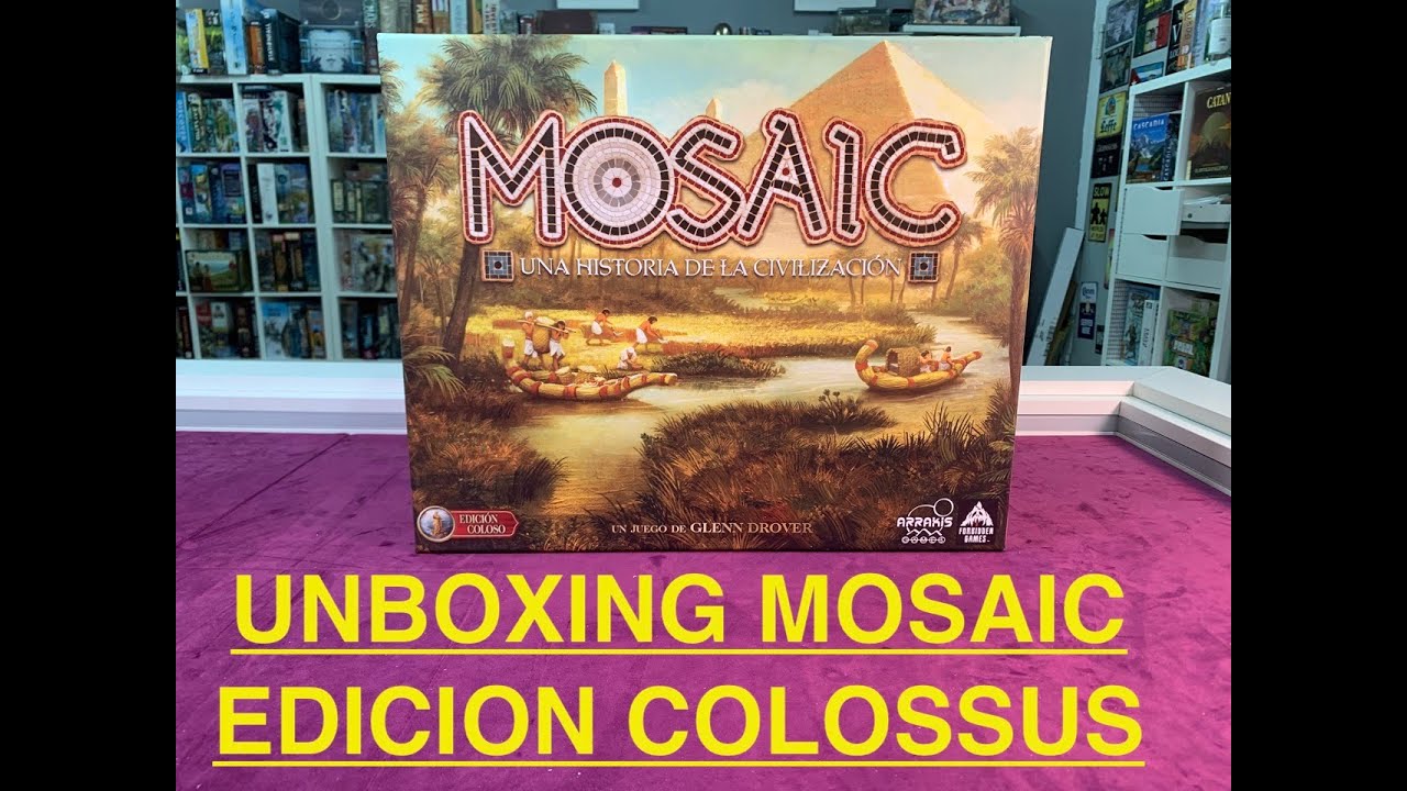 Unboxing mosaic colossus edition.