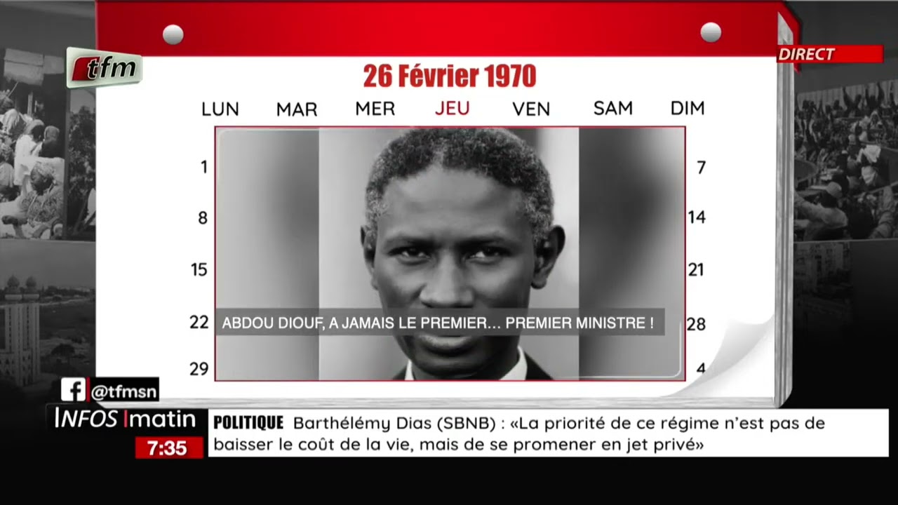 1 jour au SENEGAL / MONDE | 26 FÉVRIER 1829: LEVI'STRAUSS, UNE PASSION SÉNÉGALAISE - 26 FÉVRIER 2026
