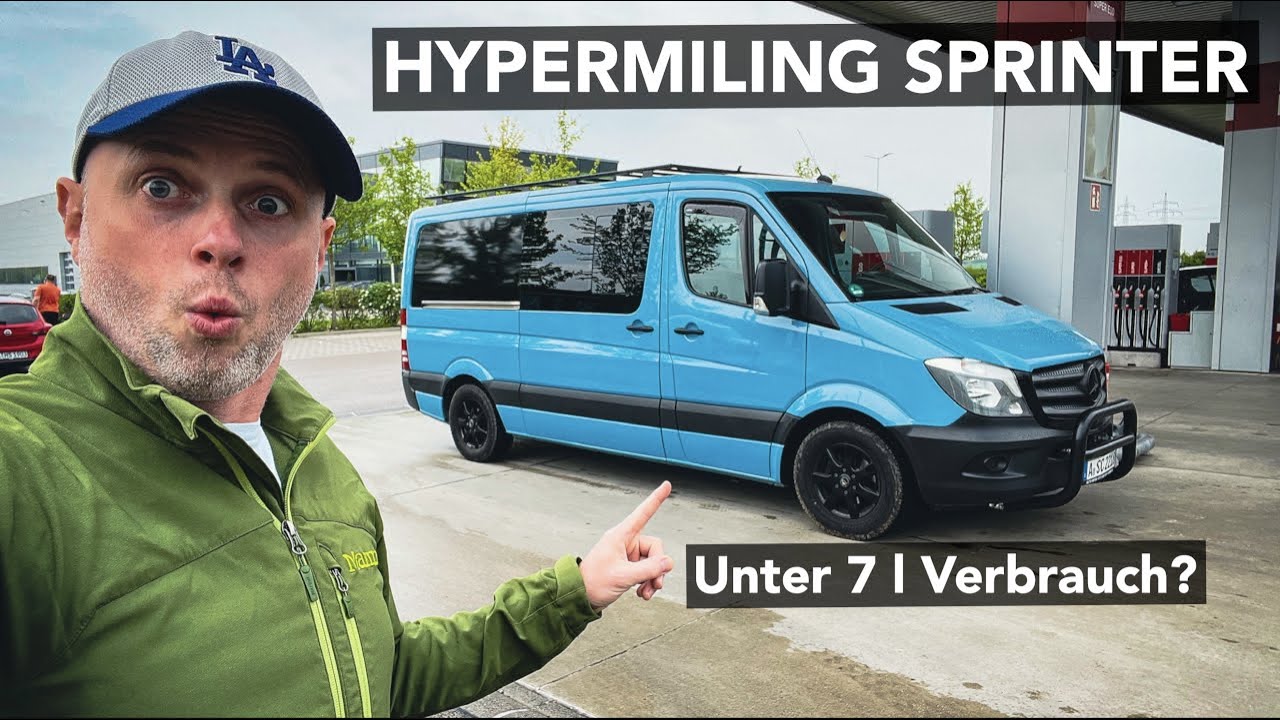 Hypermiling Mercedes Sprinter 316 CDI - Schafft er einen Verbrauchsrekord? @asphalt. art