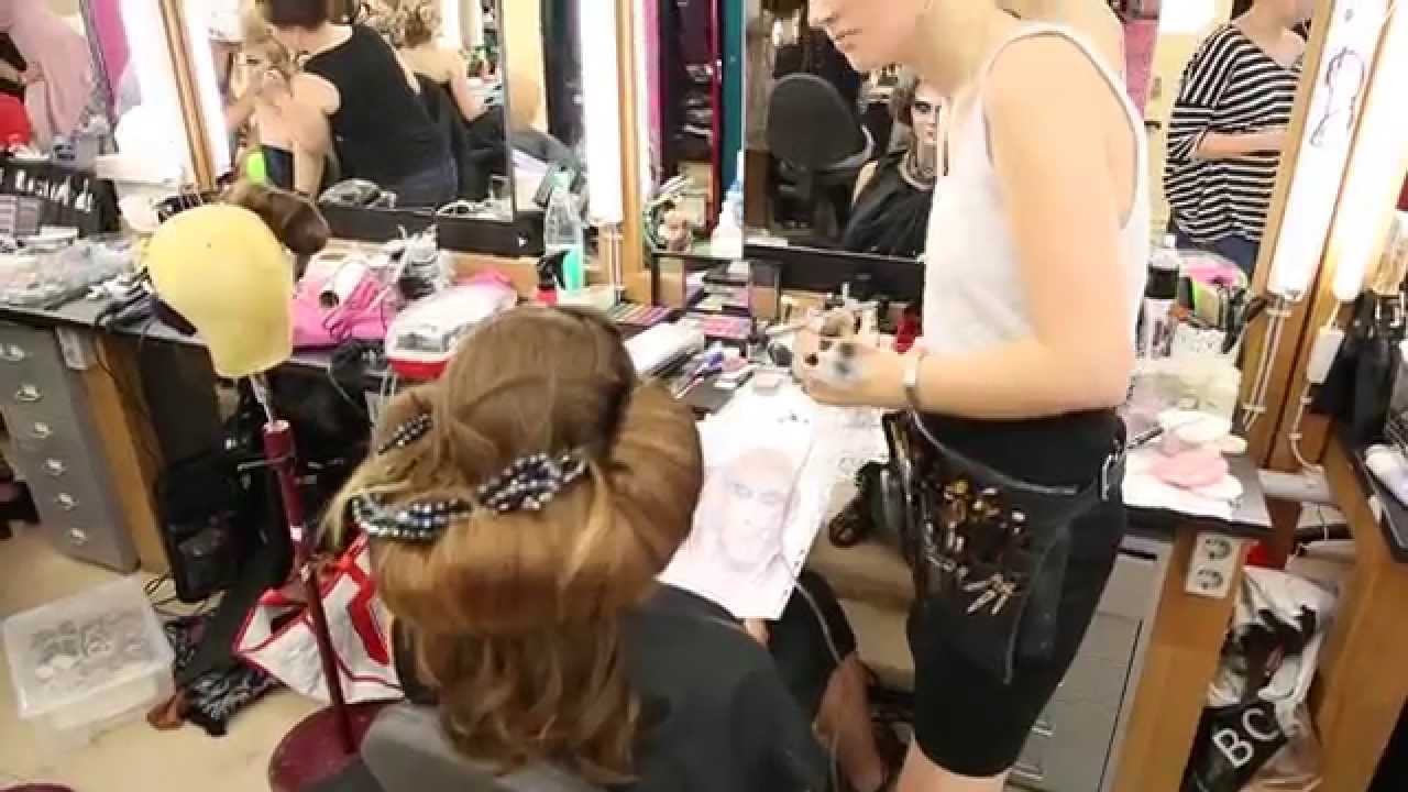Showfrisur mit Makeup - Kurs 29 - Abschlu&szlig;pr&uuml;fung zum Maskenbildner
