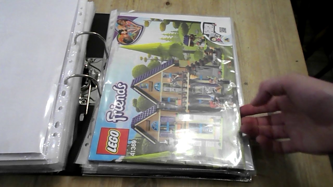 Best way to store and organise Lego Instructions