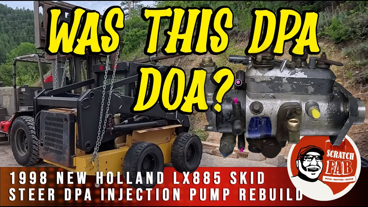 DEAD LX885 Skid Steer DPA Pump Gets EXPERT Rebuild! #NewHolland #LX885 @scratchfab Project