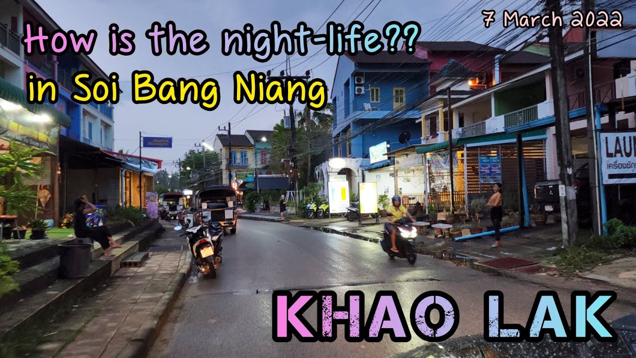 How was the night-life in Soi Bang Niang? Soi Bang Niang Khao Lak Thailand 7 March 2022