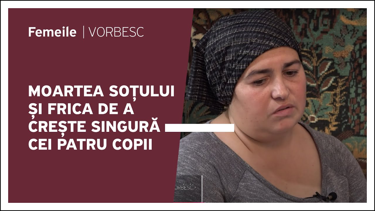 Valentina Railean vorbește despre moartea soțului și frica de a crește singură cei patru copii