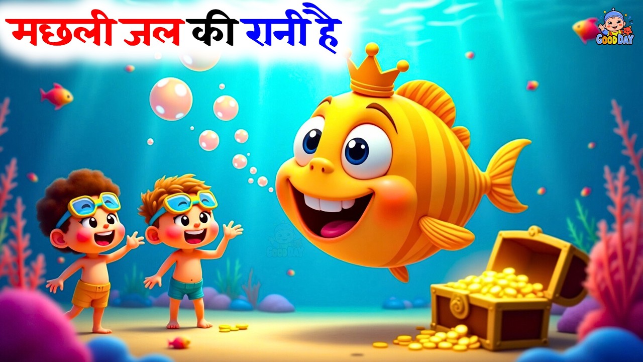 Machhli Jal Ki Rani Hai | Aaj Mangalwar Hai, Bandar Mama ,Lakdi Ki Kathi | Rhymes For Kids