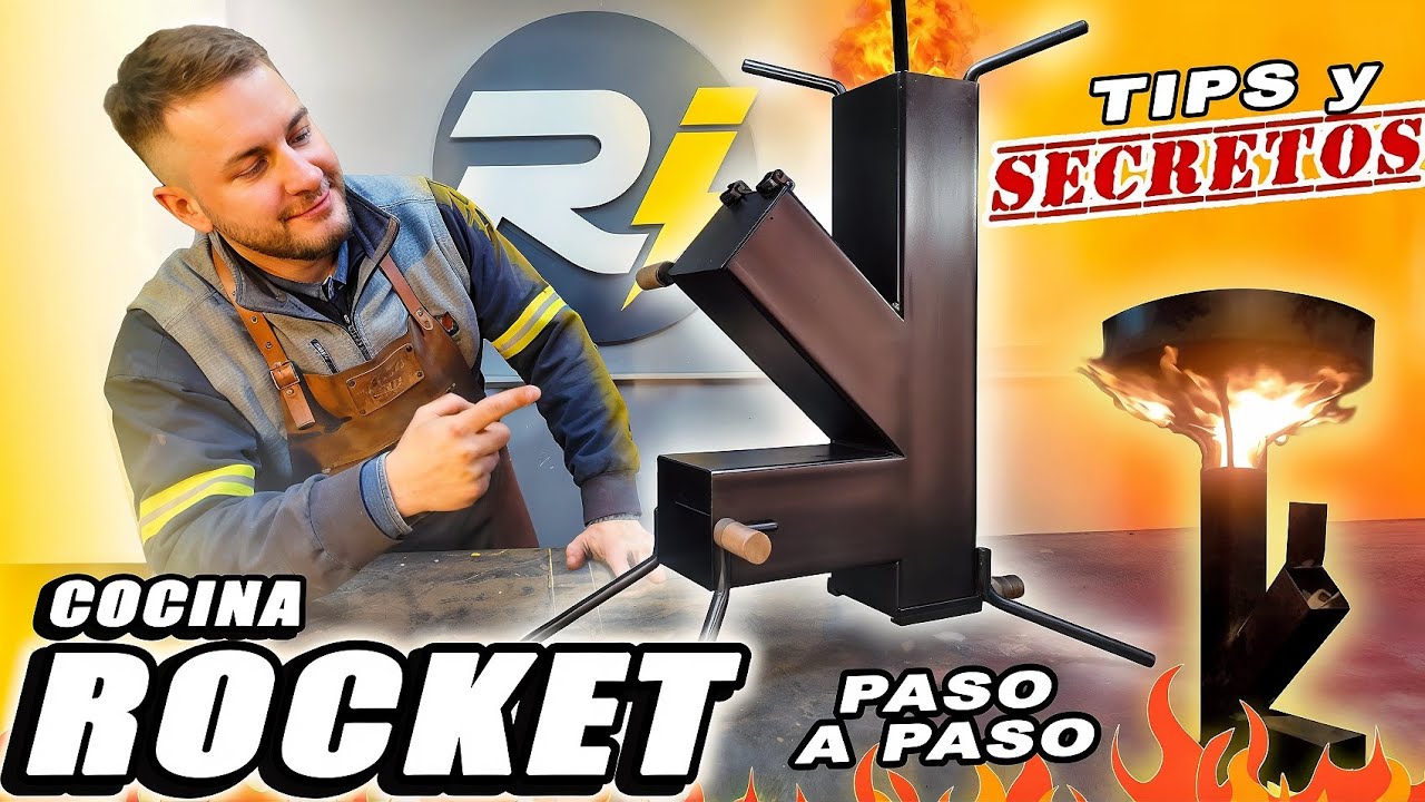 Como fabricar una cocina Rocket INCREÍBLE - Tips y Secretos