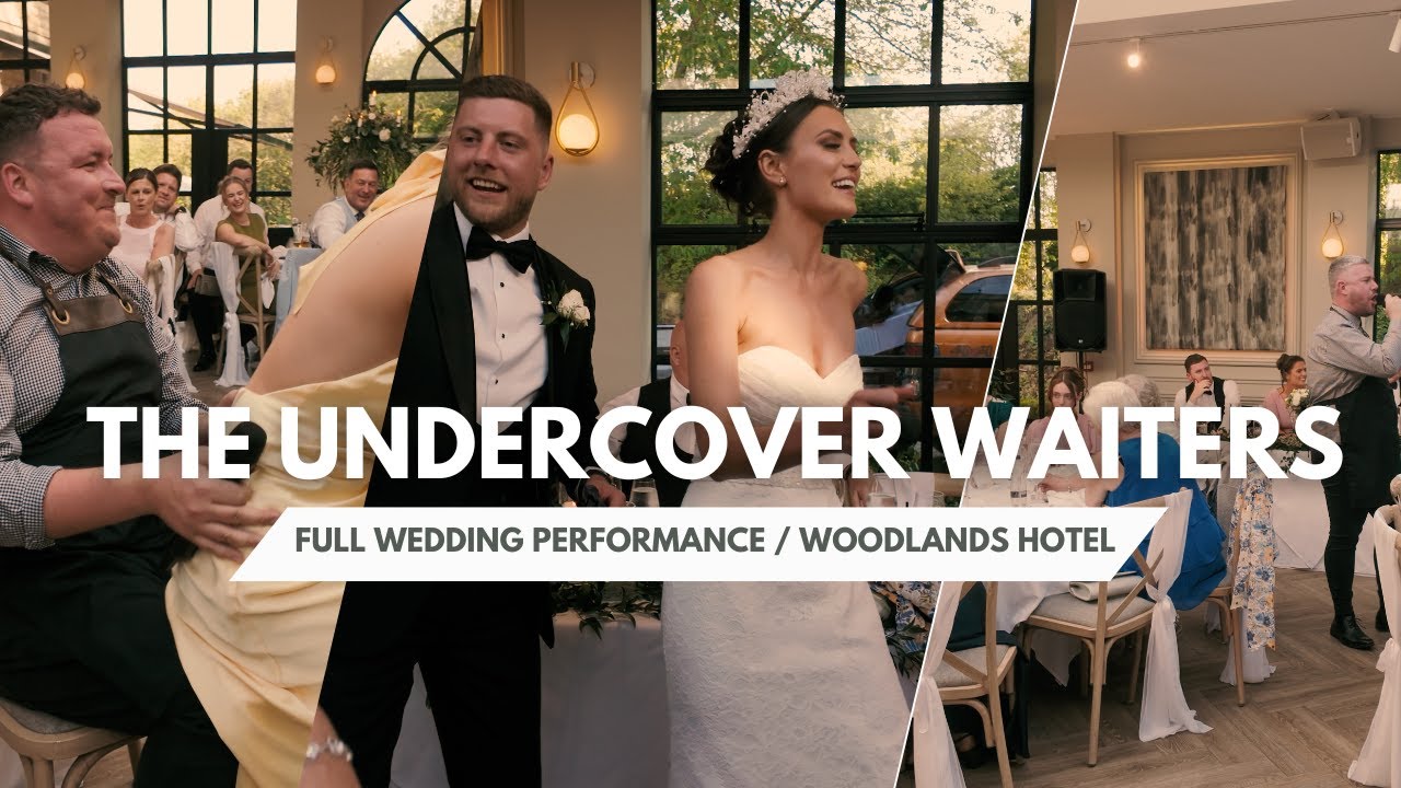 THE UNDERCOVER WAITERS | FULL WEDDING PERFORMANCE shot with DJI OSMO pocket 3 | 4K