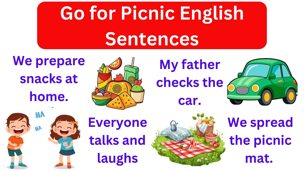 100 Go for Picnic English Sentences | Daily Use English Sentences | Spoken English