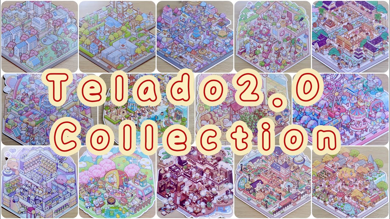 ASMR‖ Scene Sticker‖ Telado 2.0 Collection DIY