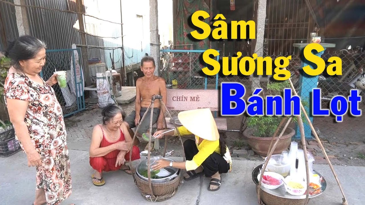 Trời Nắng Nóng bán Sâm, Sương Sa, Bánh Lọt giải Khát Bà Con Cô Bác Rất Thích #96