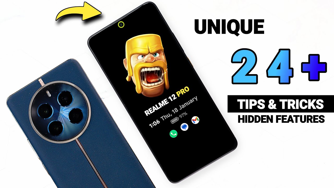 Realme 12 Pro Tips & Tricks | Realme 12 Pro 5G Top 24+ Unique Hidden Features & Settings