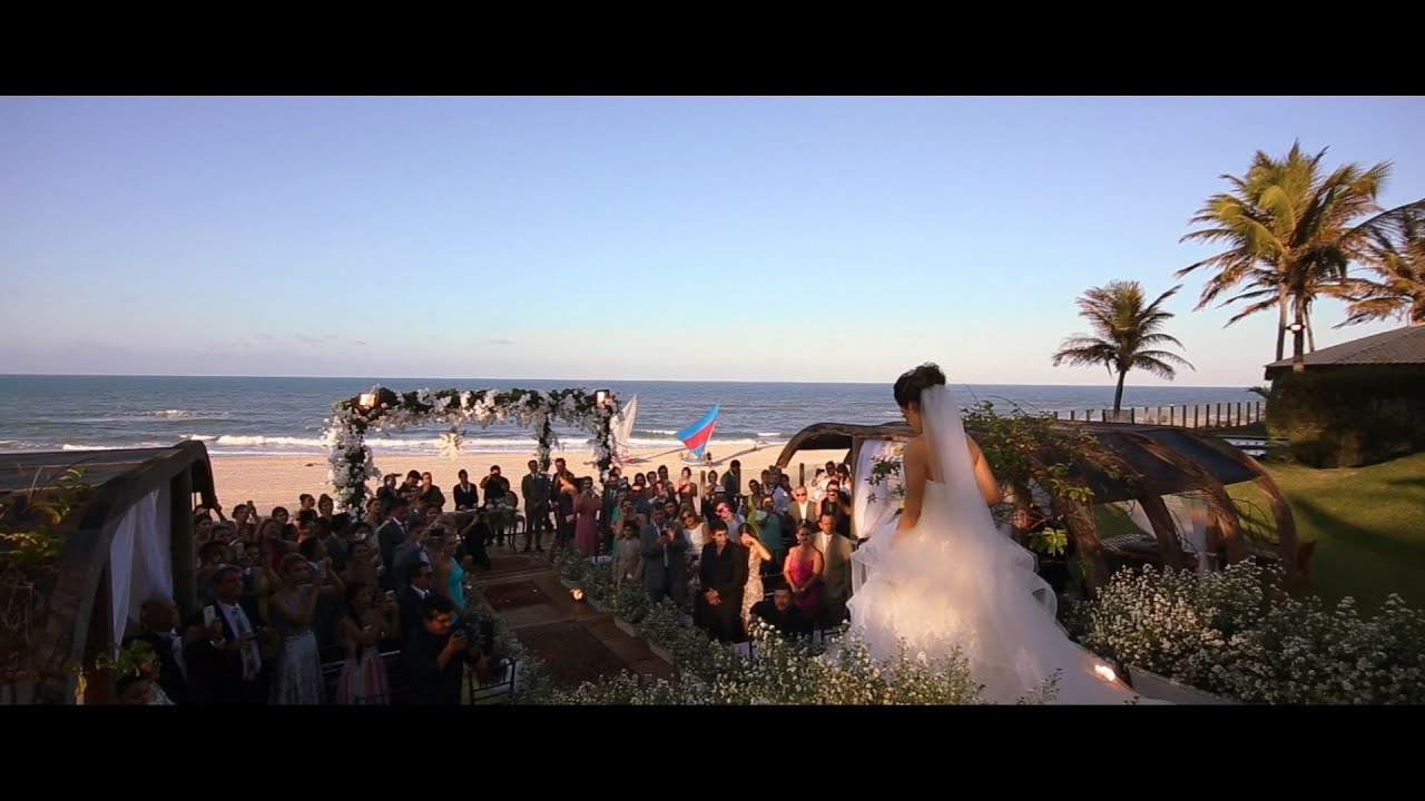 Casamento lindo na praia! Votos emocionantes! Daniela & Gustavo - Aquiraz