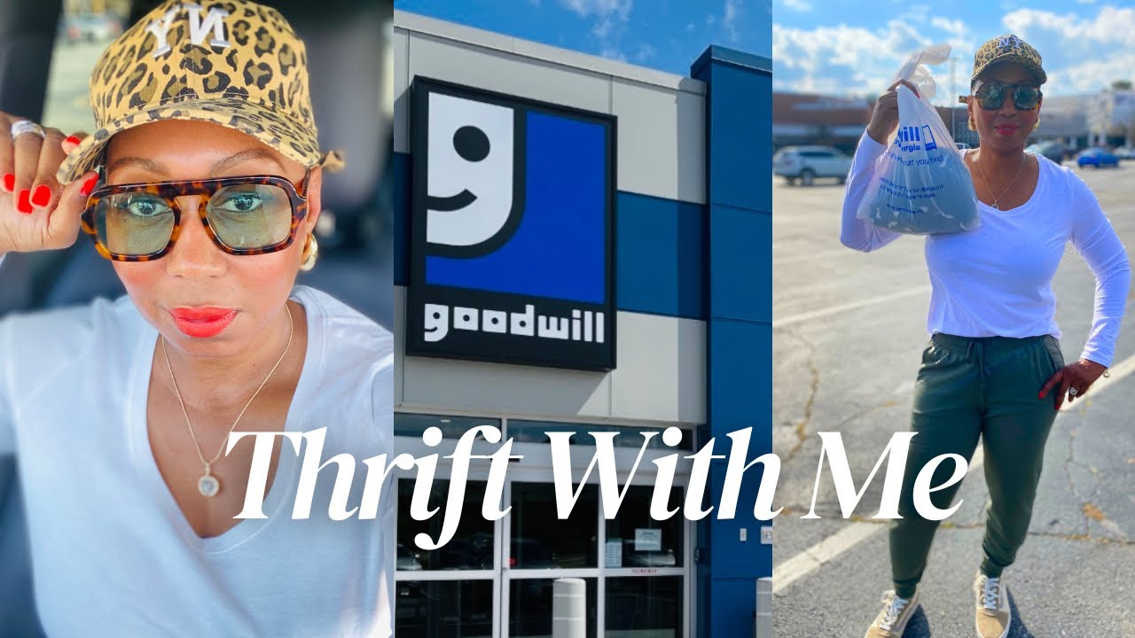Thrift With Me at Goodwill |  Plus Thrift Haul