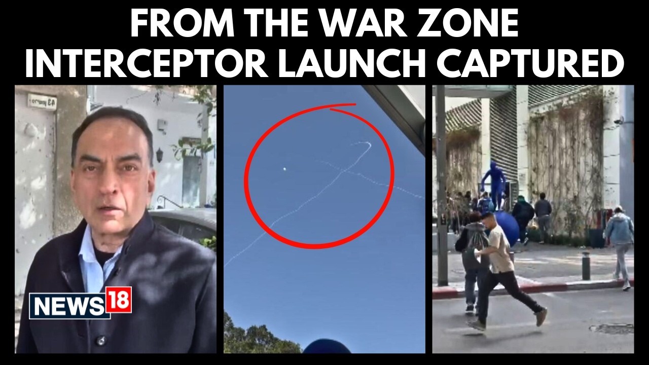 Live From Israel | Missiles Target Tel Aviv, Interceptor Launch Captured | N18G | 4K