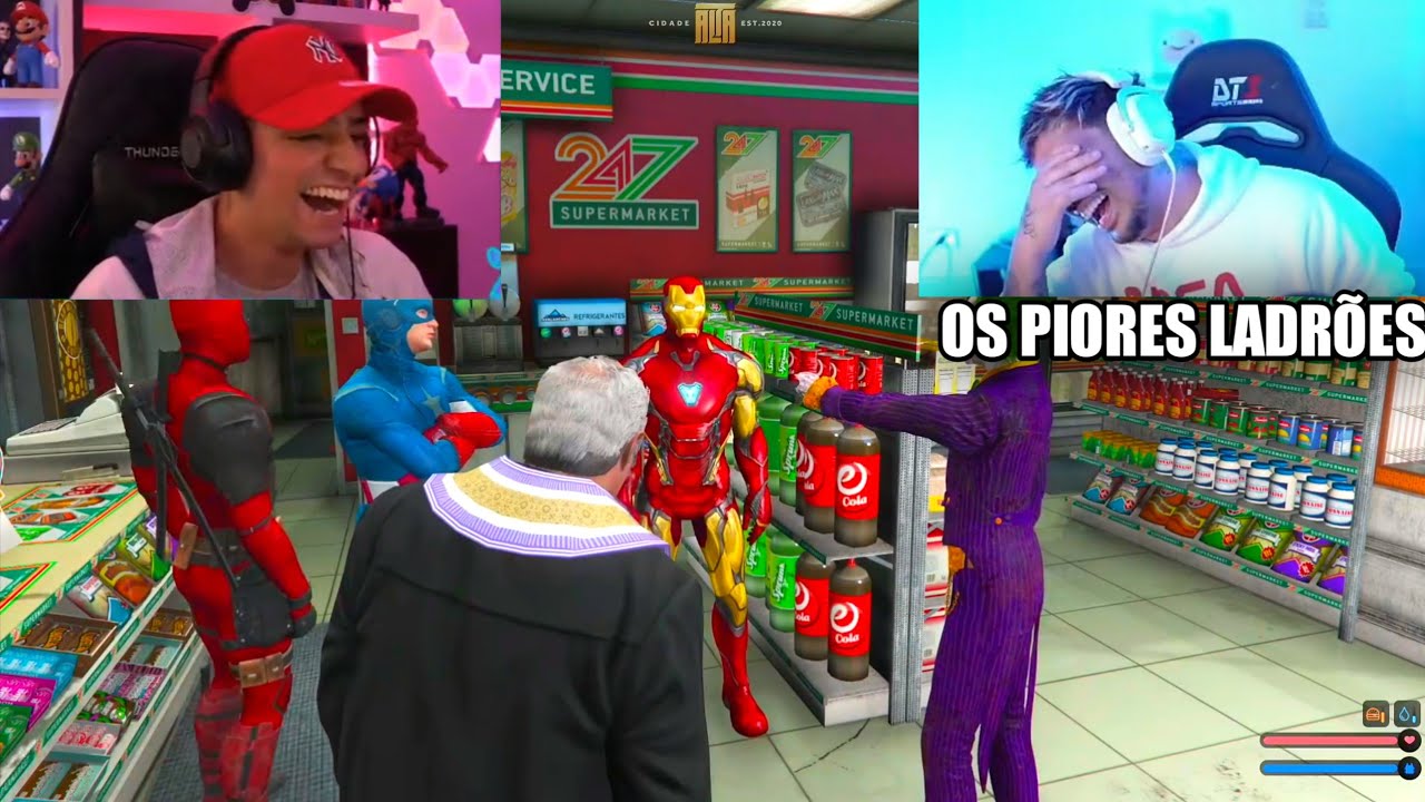 CJ ROUBANDO A LOJINHA !!!