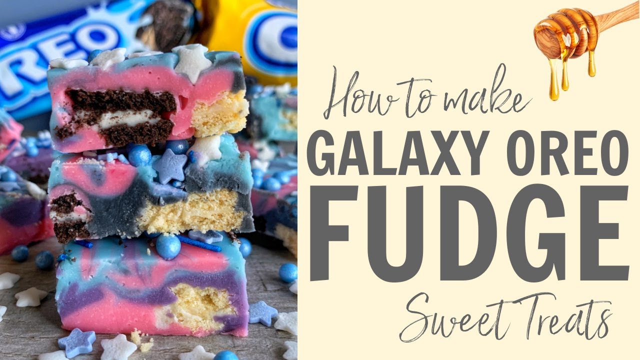 How to make Galaxy Oreo Fudge! Recipe 