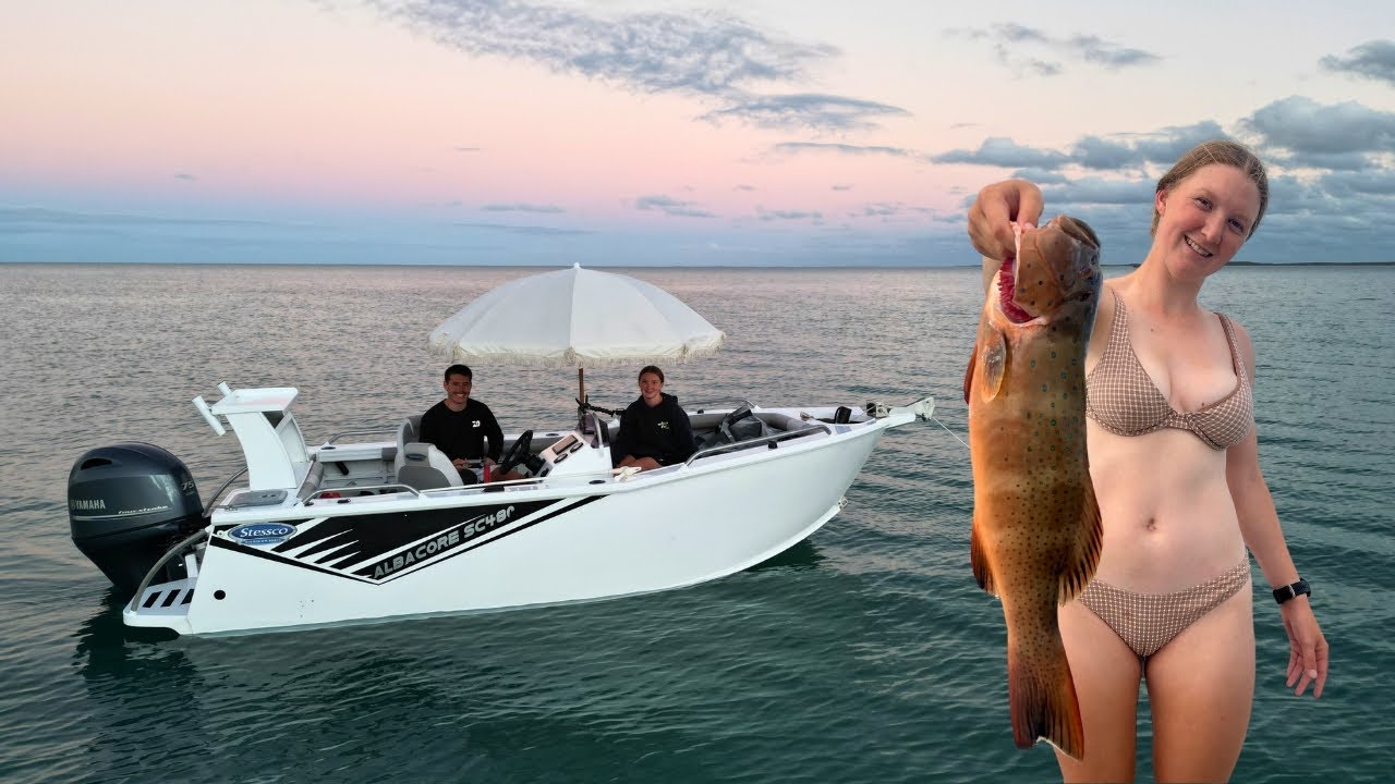2 Days Remote Boat Camping! Coral Trout Catch and Cook