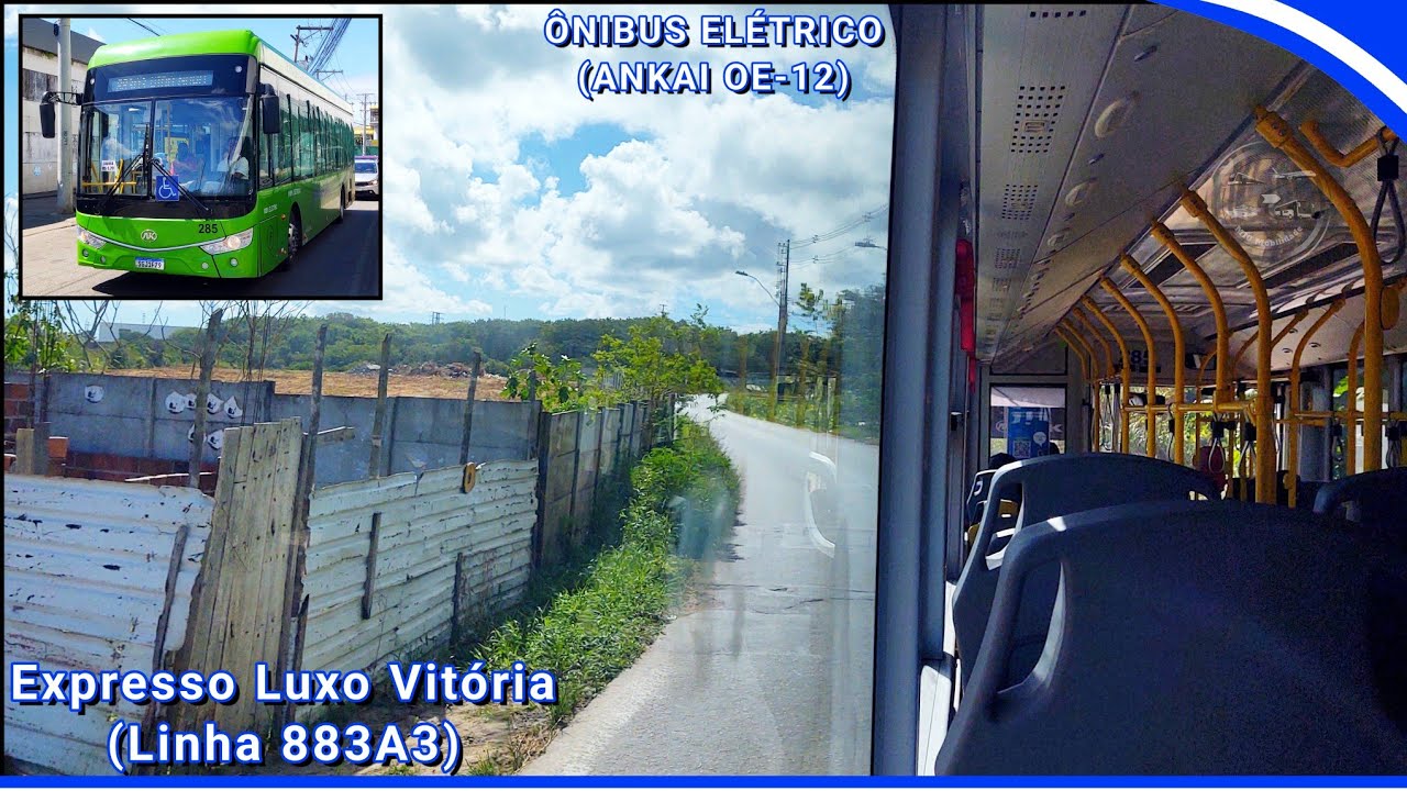 ANKAI OE-12 (285) NA LINHA 883A3, Vida Nova (Via Pq. São Paulo) x Entrada de Lauro, Expresso Vitória
