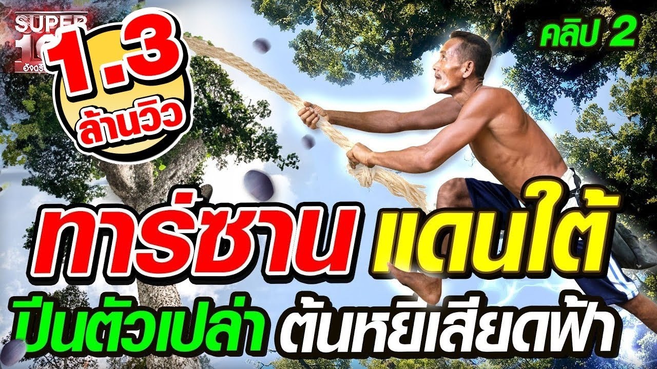 [ENG SUB] พี่วา ทาร์ซาน แดนใต้ ปีนตัวเปล่า ต้นหยีเสียดฟ้า | SUPER100