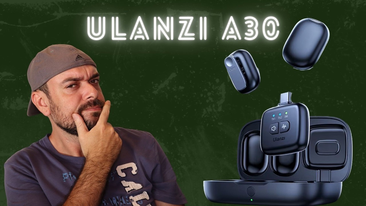 ULANZI A30 - MICROFONE VERSÁTIL E BARATO