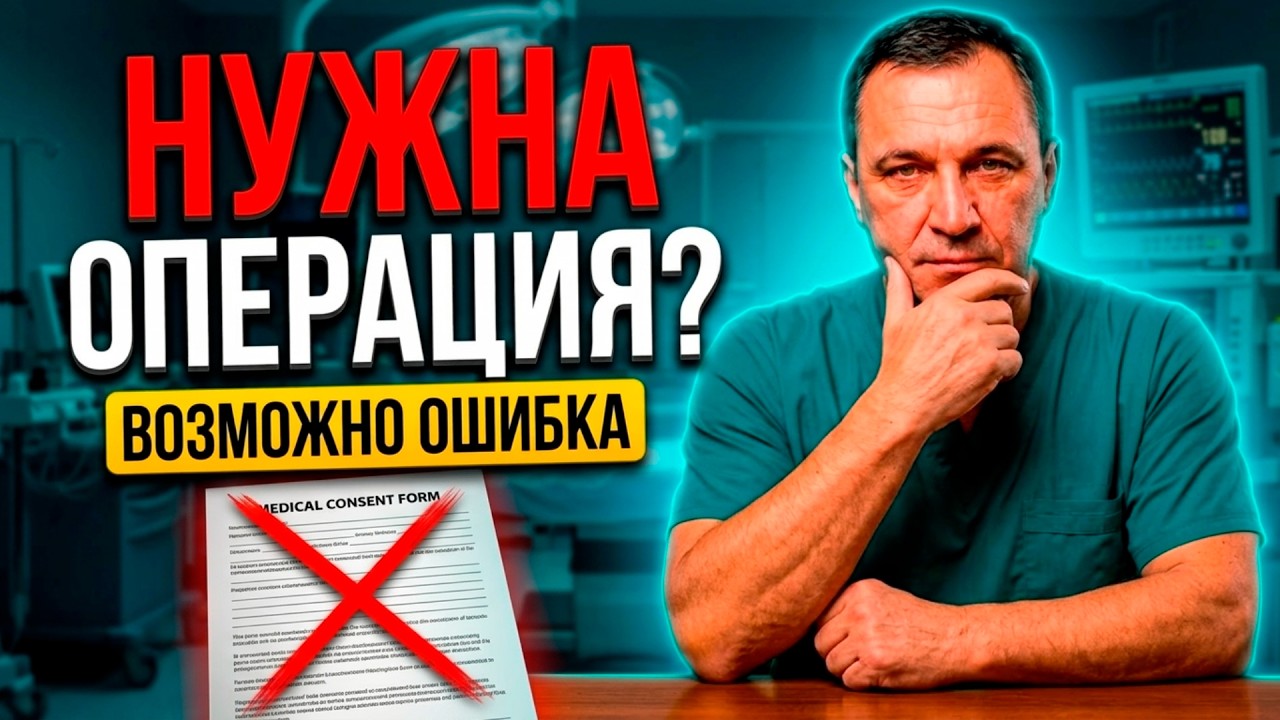 Вы ПОЖАЛЕЕТЕ об ЭТИХ операциях! Почему врачи назначают ИХ?