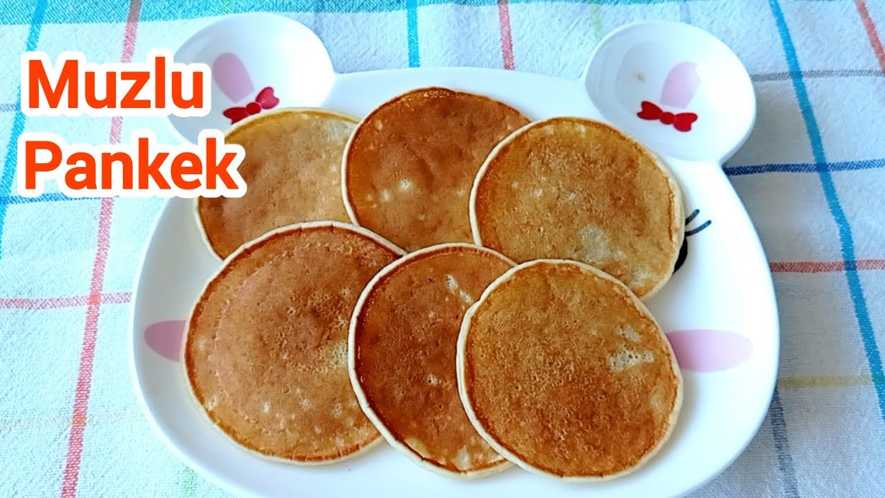 Bebekler İ&ccedil;in Muzlu Pankek 1 Yaş 👌Şekersiz Yumuşacık Pankek Tarifi | Kahvaltılık tarifler | Blw