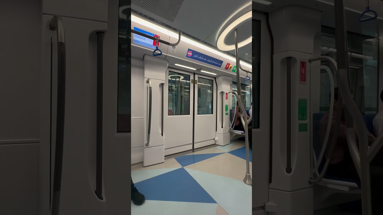 DUBAI METRO | SAFEST TRAIN 🇦🇪