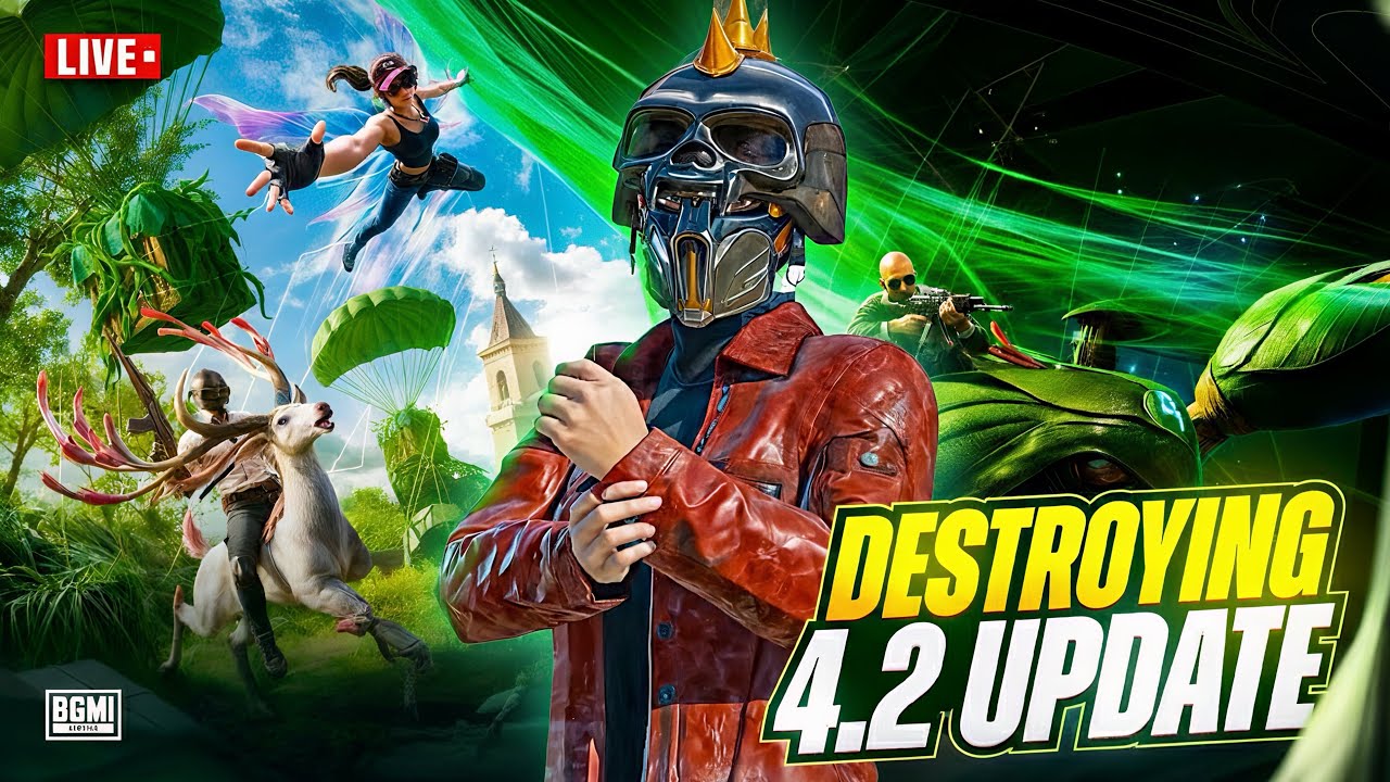 Destroying Update 4.2 | BGMI | Seraph is live