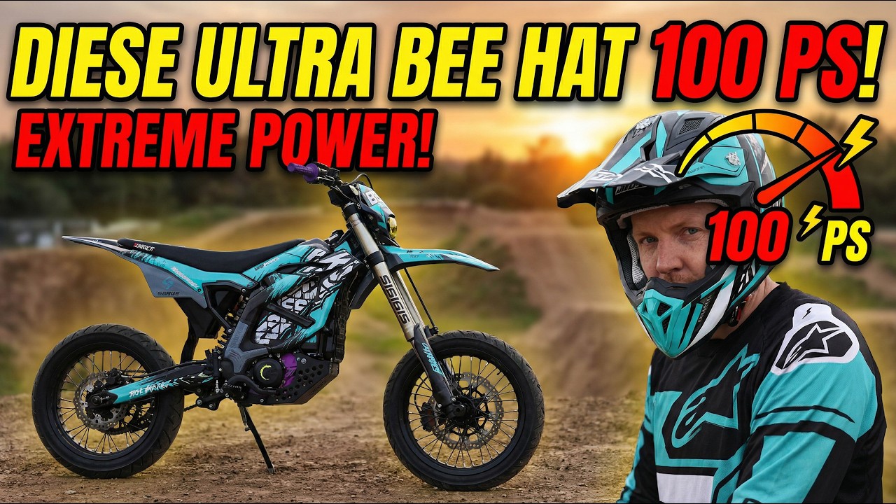 100 PS Surron Ultra Bee Testride, einfach KRANK! Probefahrt mit Altis Sigma & Gamma, Talaria Komodo