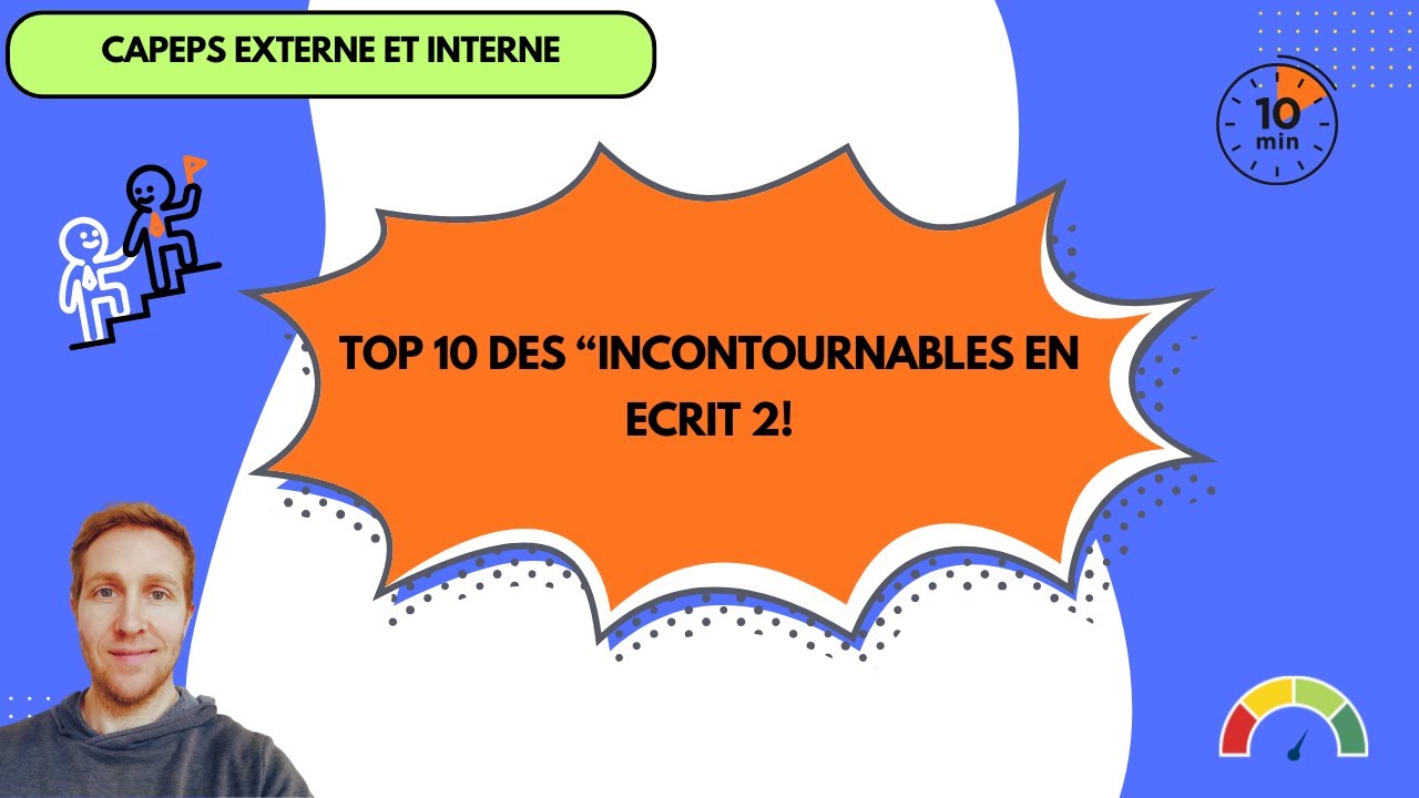 CAPEPS Externe et interne : Le Top 10 des incontournables pour cartonner à l’Écrit 2 (+ 1 bonus)