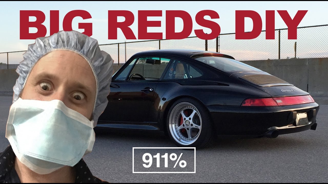 Тормоза Porsche 993 Big Red своими руками, часть 1/3 | DIY004