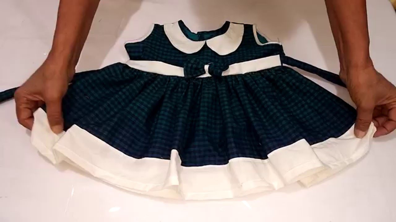 Frock With Collar Cutting and Stitching