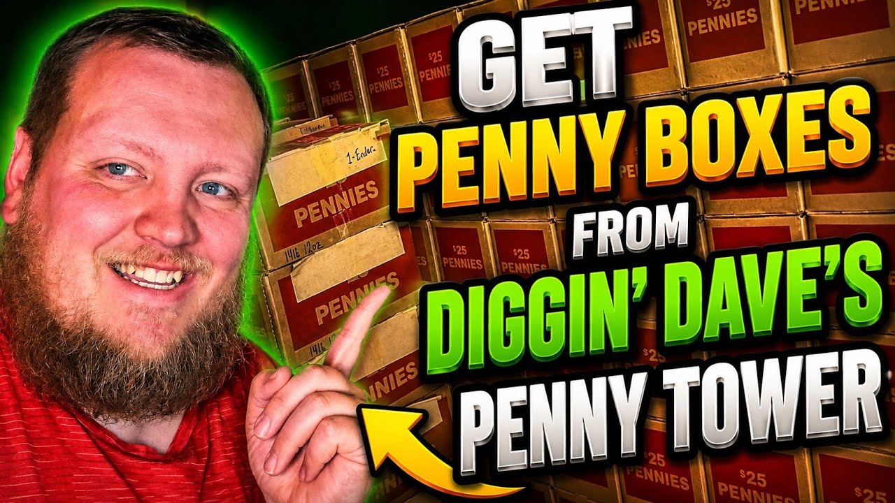 Penny Boxes Available from Diggin Dave Penny Tower! 🔥