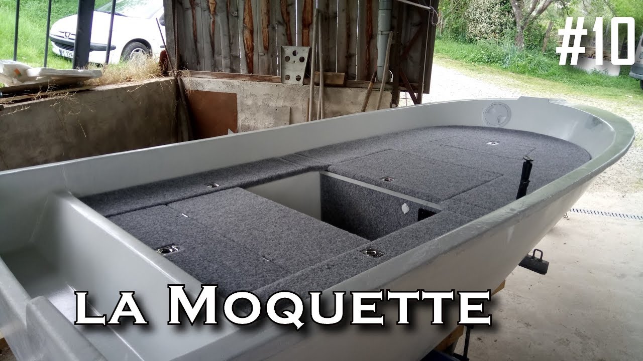 Pose de la moquette | Restauration Bateau #10