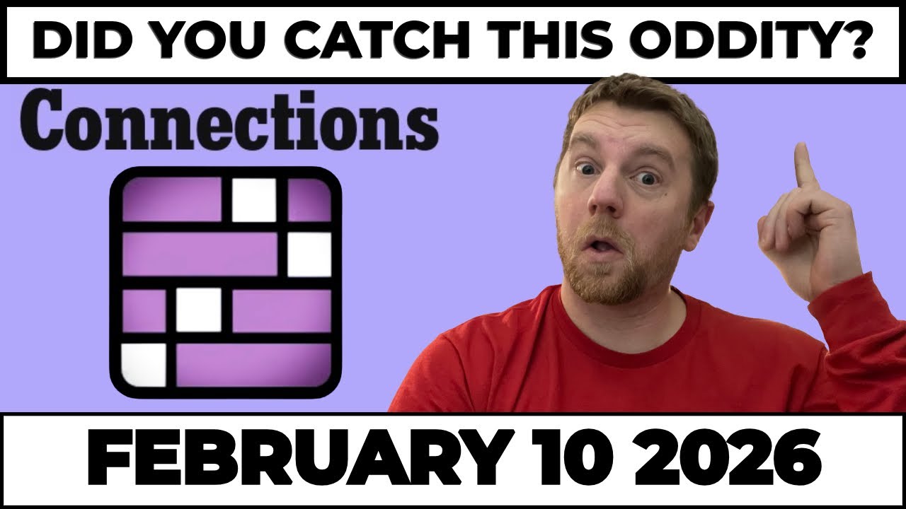 Wyna Liu is just trolling us at this point | Connections #975 (Feb 10 2026)