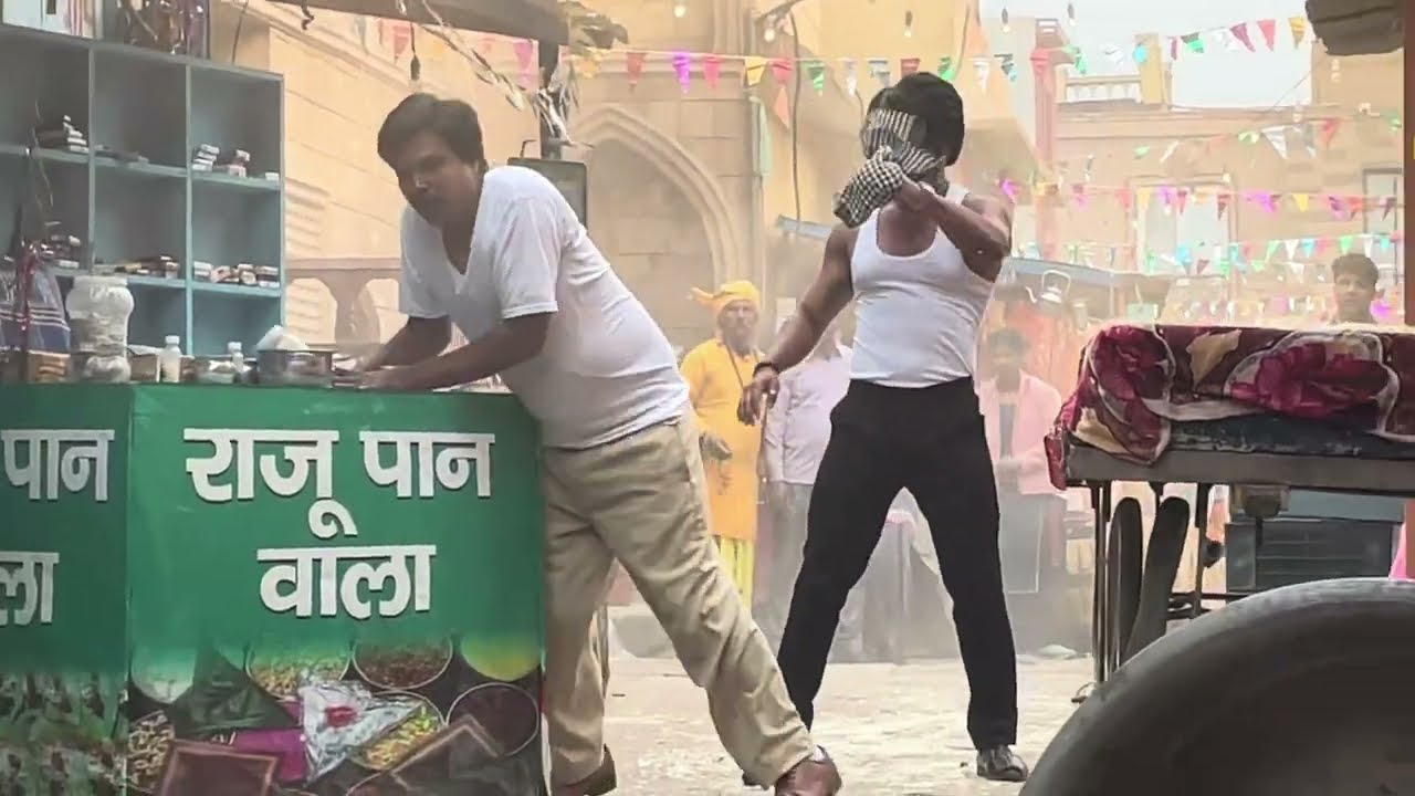 BTS making of Ganga Maki Bhatia  ￼ Sheizaan Khan fight with police inspector #mohankarflimsvlogs ￼