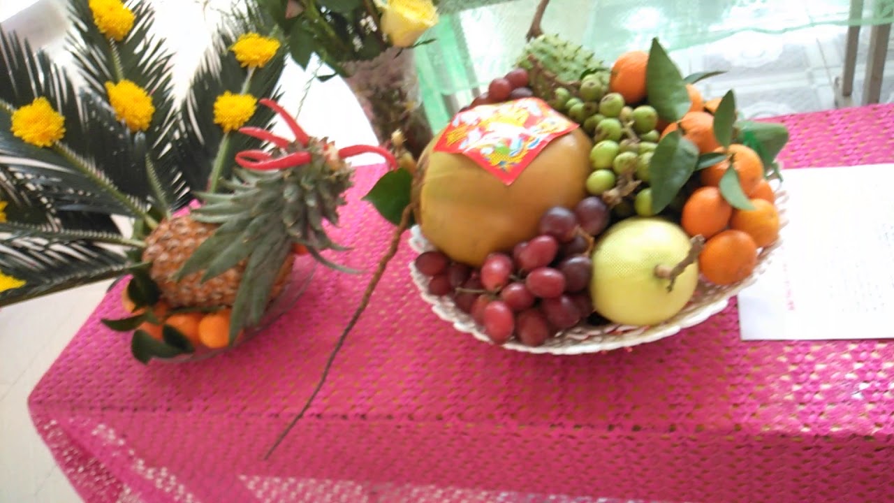 Hội thi trang trí mâm ngũ quả ngày Tết