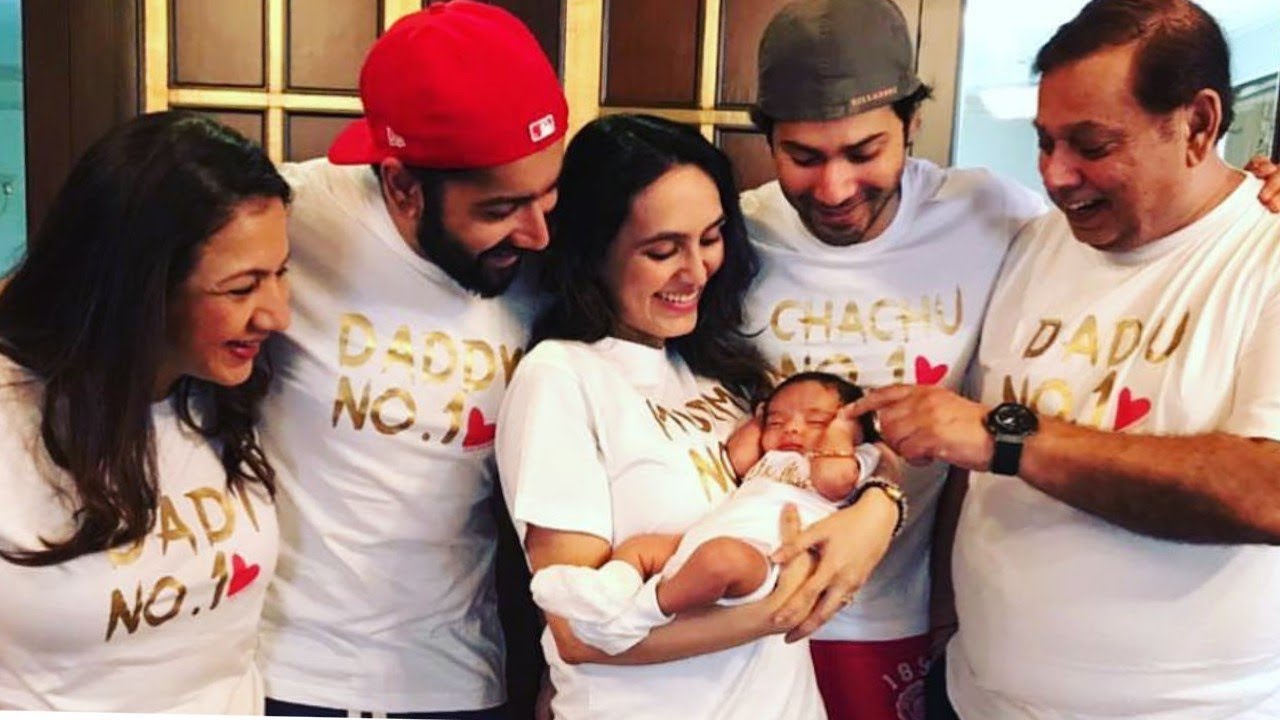 Varun Dhawan so amazed with New Born baby girl in the family|Rohit Dhawan