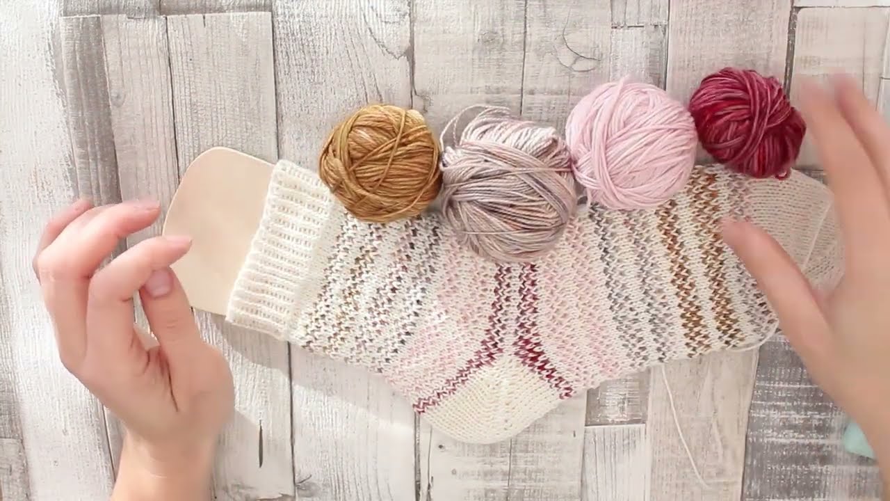 Musteranleitung - Restesocken mit Hebemaschenmuster *Reupload*