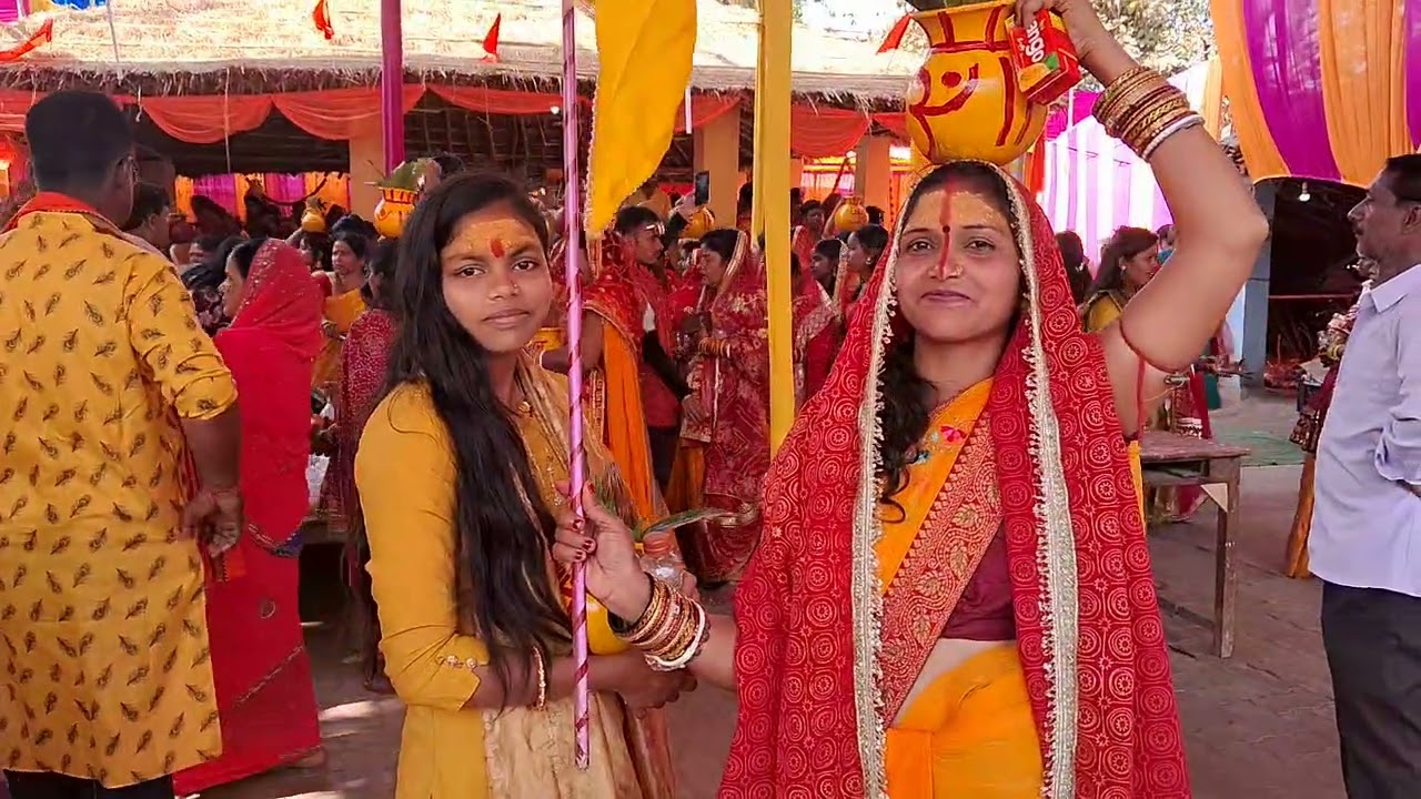 कलस यात्रा 😇 #nilam Ram ayange to angana sajayange😇