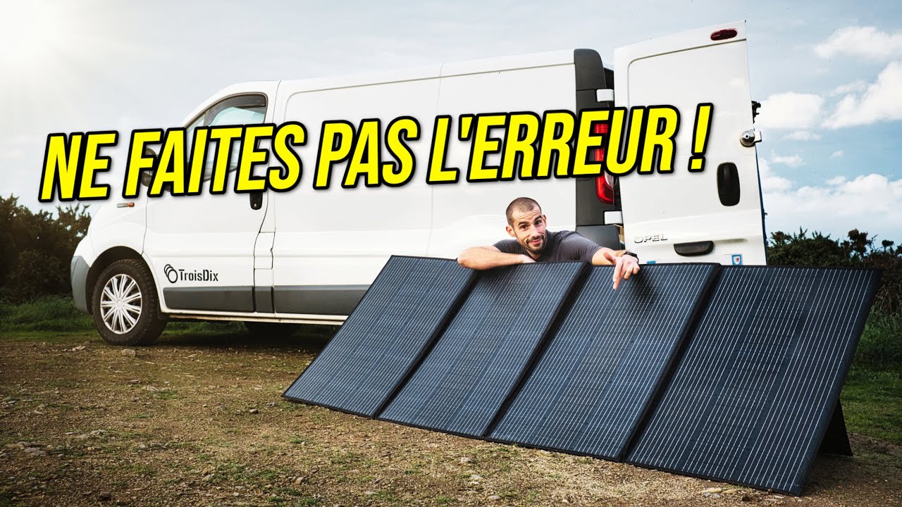 PANNEAUX SOLAIRES SUR UN VAN : Vous devez savoir &ccedil;a !