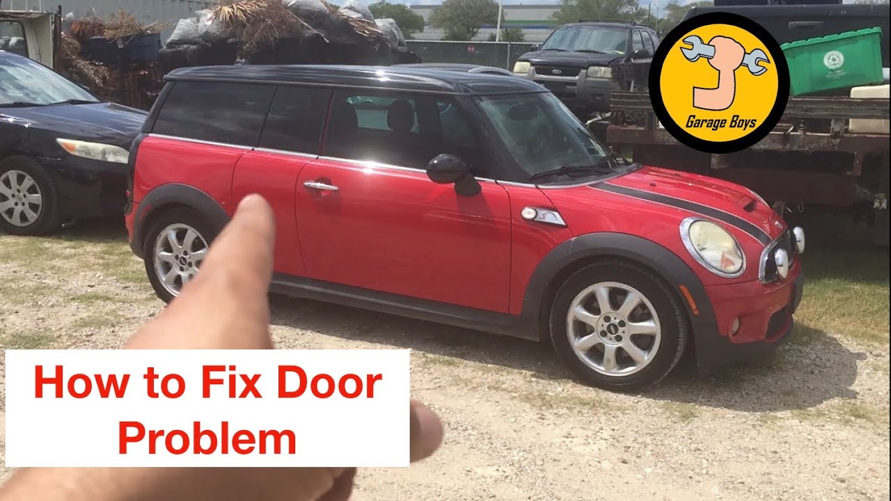 Как починить и открыть третью дверь на Mini Cooper Clubman