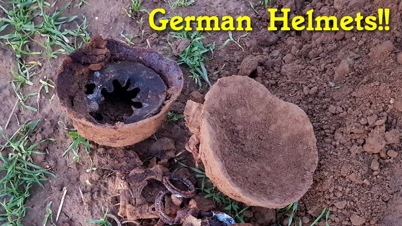 Metal Detecting WW2 - GERMAN HELMETS AND MORE!! [ HUGE WWII DUMP DISCOVERED ] - PART 1