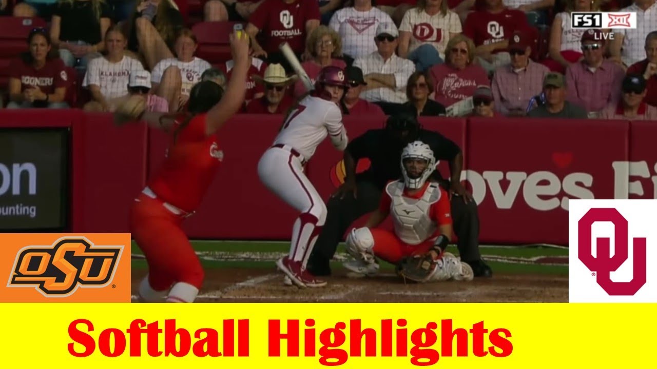 #4 Oklahoma State vs #2 Oklahoma Softball Game 1 Highlights, May 3 2024