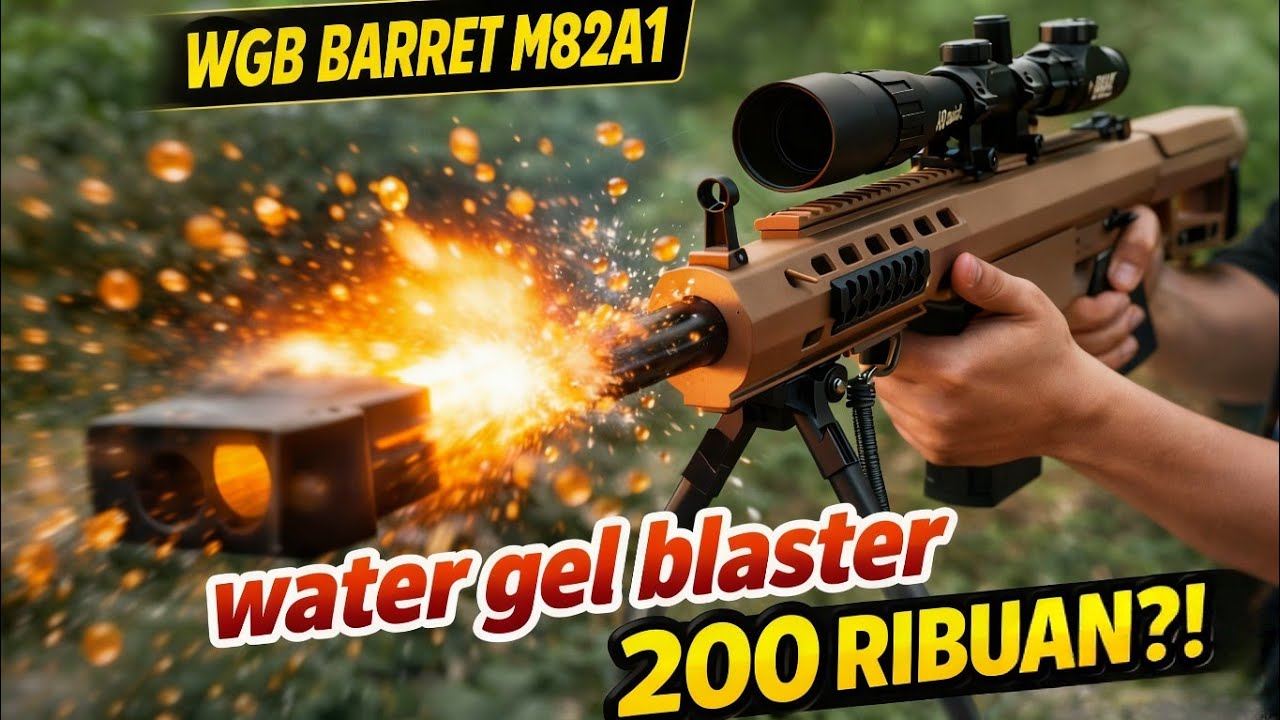 Review Baretta Water Gel Blaster / WGB Barret M82A1