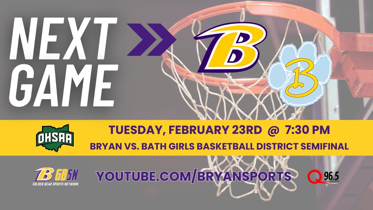 Bryan Girls Basketball vs. Bath  - February 24, 2026