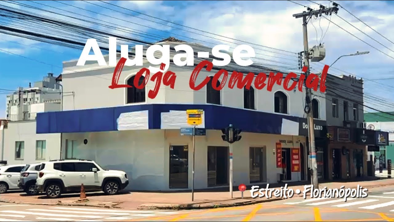 Loja para alugar no Balneário/Estreito | Esquina estratégica em Florianópolis/SC