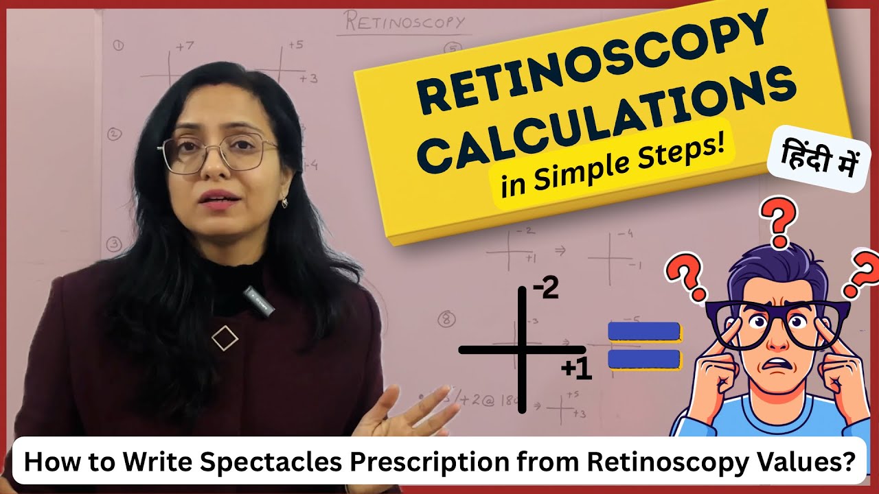 Retinoscopy Values to Spectacles Power in Simple Steps | Transposition