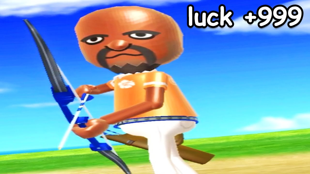 LUCKIEST Wii SPORTS TRICK SHOTS